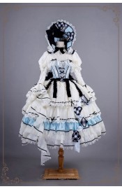 Hinana Queena Alice In Dreamland Tea Party Top and Skirt Sets(Reservation/Full Payment Without Shipping)